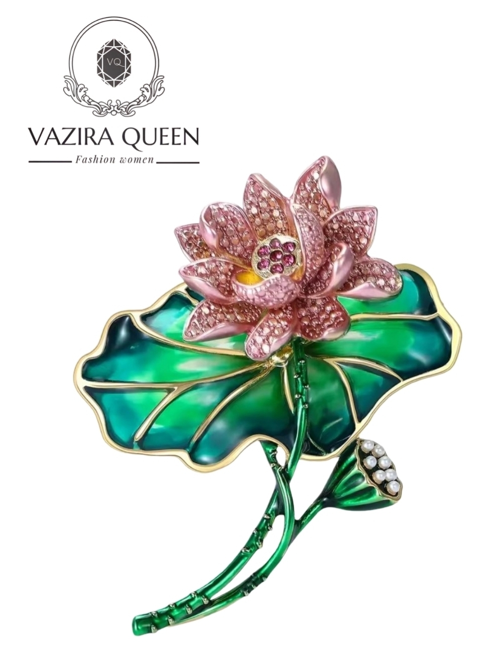 VQ Flower Brooch